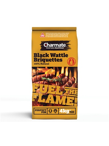 Black Wattle Briquettes 4kg Bag